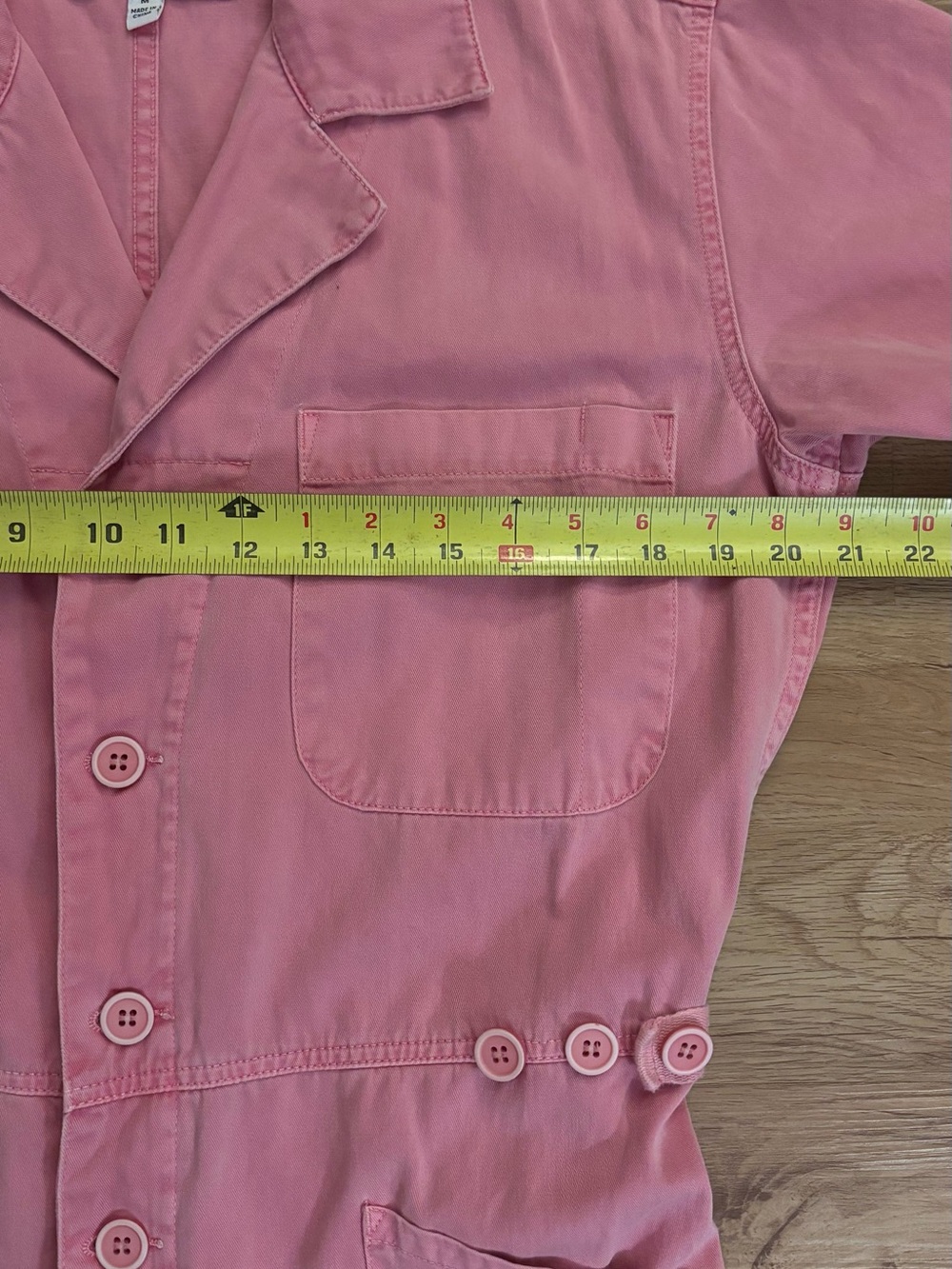 PISTOLA Grover Jumpsuit Flamingo Pink Utility Cotton Size Medium - Picture 8 of 14